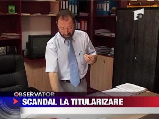 Scandal la titularizare