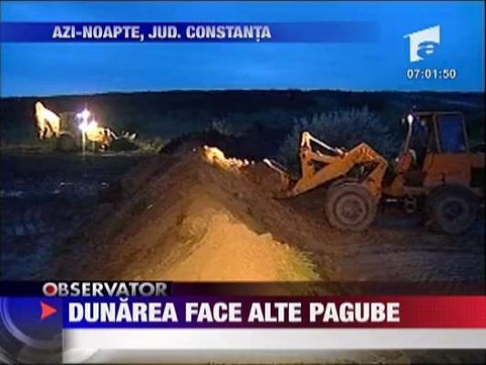 Dunarea face alte pagube