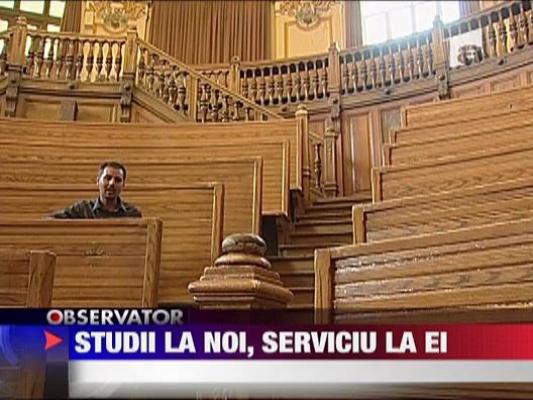 Studii la noi, serviciu la ei