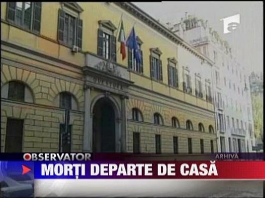 Cadavrele a doi romani au fost gasite la periferia Romei