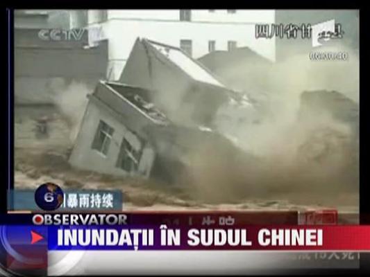 Inundatii devastatoare in sudul Chinei