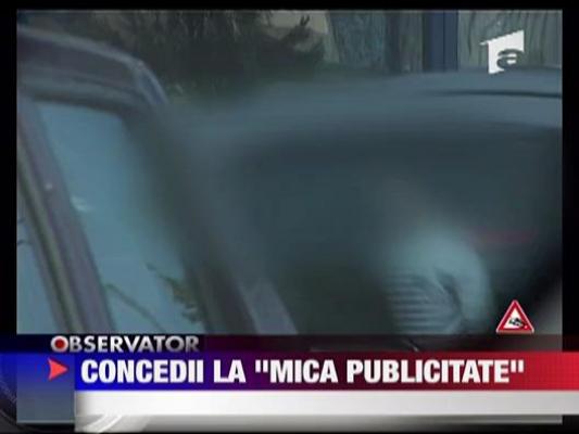 Concedii la "mica publicitate"