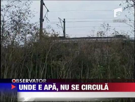 Unde e apa, nu se circula