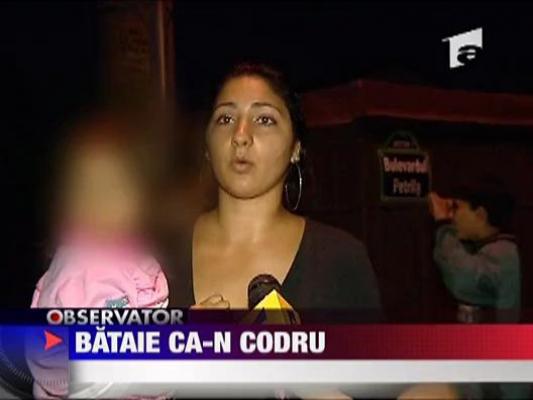 Bataie intre doua familii vecine din Capitala