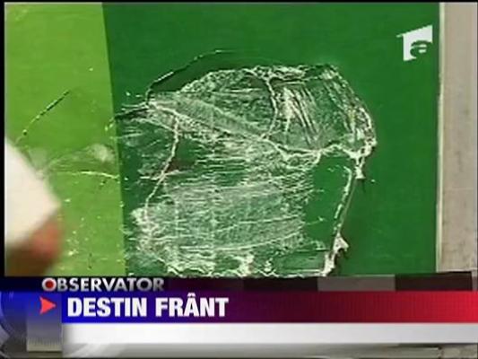 Strivit pe motocicleta de un camion