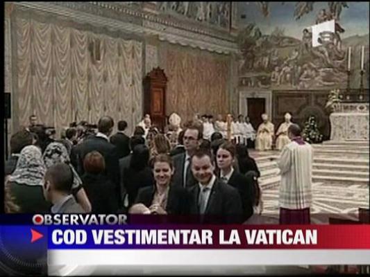 Cod vestimentar la Vatican