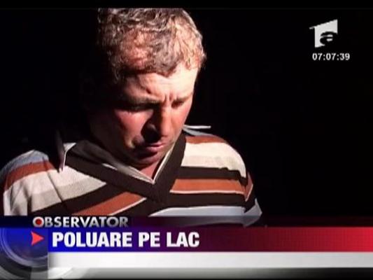 Poluare pe lac