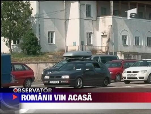 Capsunarii se intorc in vacanta in Romania