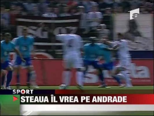 Steaua il vrea pe Andrade