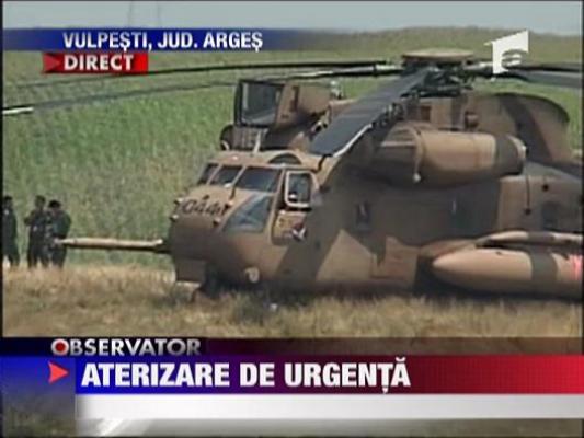 Doua elicoptere militare israeliene au aterizat de urgenta in Arges