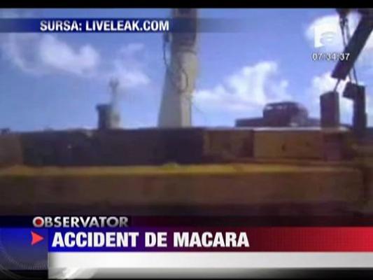 Accident de macara