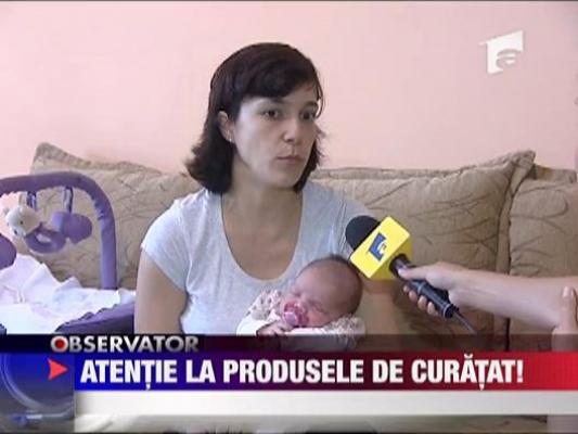 Atentie la produsele de curatat!