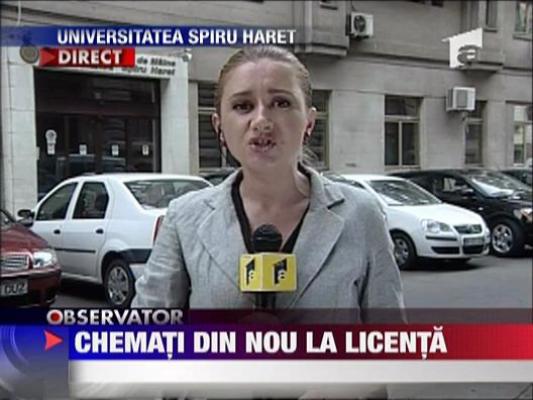 Chemati din nou la licenta