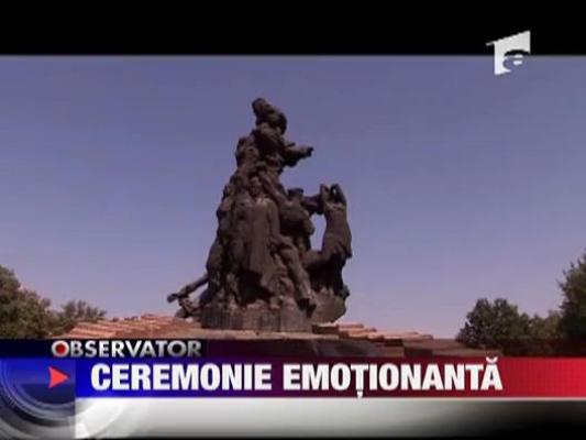 Ceremonie emotionanta  in memoria victimelor nazistilor