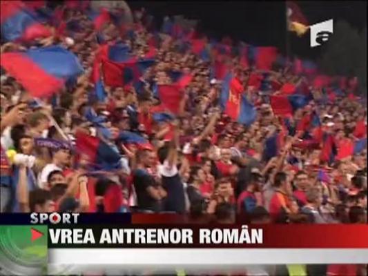 Becali vrea antrenor roman