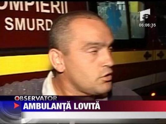 Ambulanta  implicata intr-un accident in Constanta