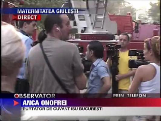 Explozie la maternitatea Giulesti