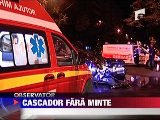 Cascador fara limite in Bucuresti