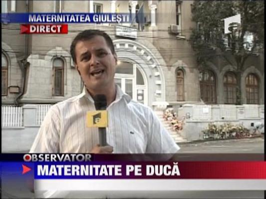 Maternitatea Giulesti ar putea fi desfiintata