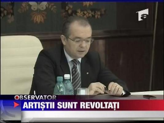 La ghiseu, ca la moaste! Artistii sunt revoltati