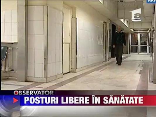 Posturi libere in sanatate