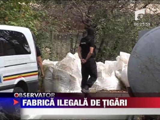 Fabrica ilegala de tigari