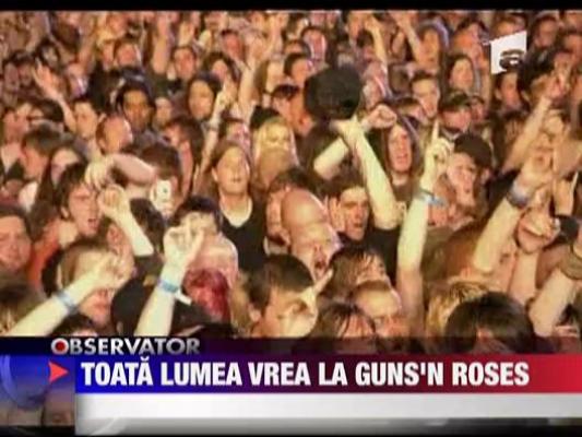 Va fi mare nebunie la concertul Guns'N Roses