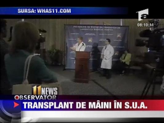 Transplant de maini in SUA
