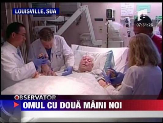 Omul cu doua maini noi