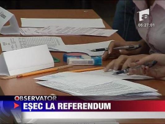 Esec la referendumul din Moldova