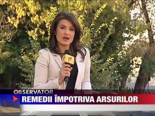 Remedii impotriva arsurilor