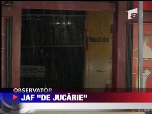Jaf cu un pistol de jucarie in Iasi