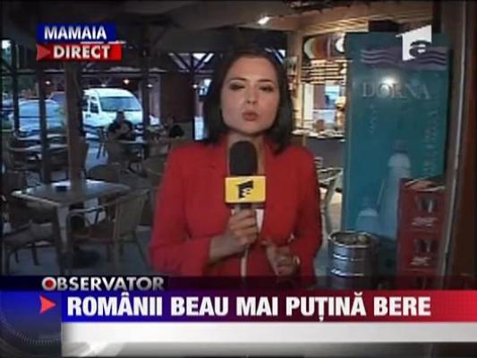 Romanii beau mai putin bere