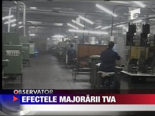 Efectele majorarii TVA