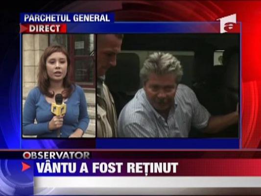 Sorin Ovidiu Vantu a fost audiat si retinut