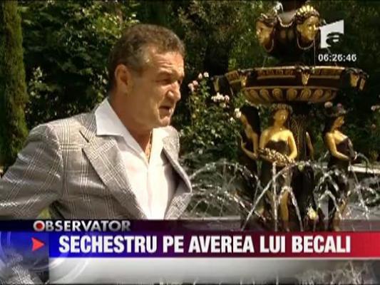 Sechestru pe averea lui Becali