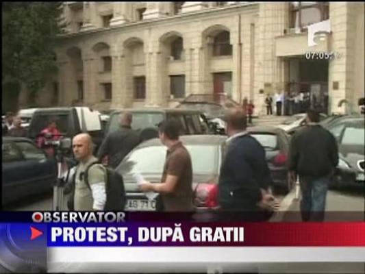 Sorin Ovidiu Vantu, protest dupa gratii