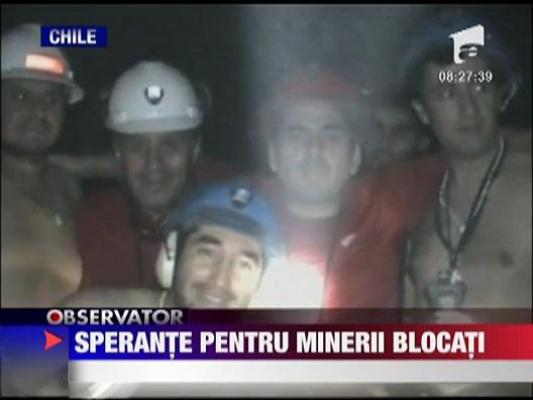 Sperante pentru minerii blocati