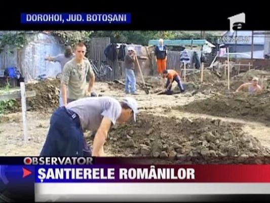 Fundatia Mereu Aproape construieste in zonele lovite de inundatii