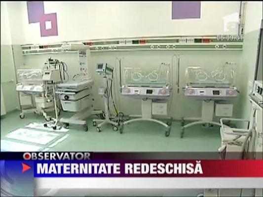 Maternitatea Giulesti redeschisa