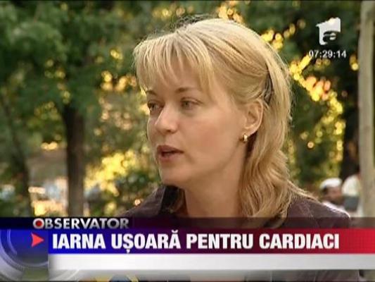 Iarna usoara pentru cardiaci