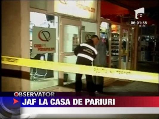 Jaf la o casa de pariuri din Iasi
