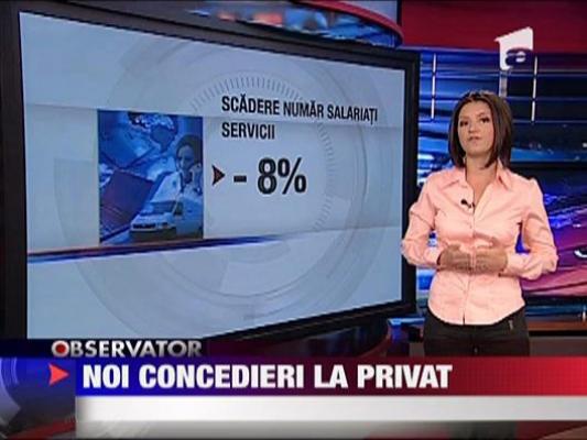 Noi concedieri la privat