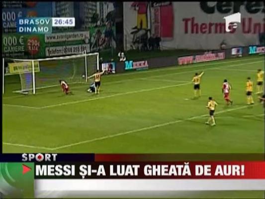Messi si-a luat  "Gheata de Aur"!