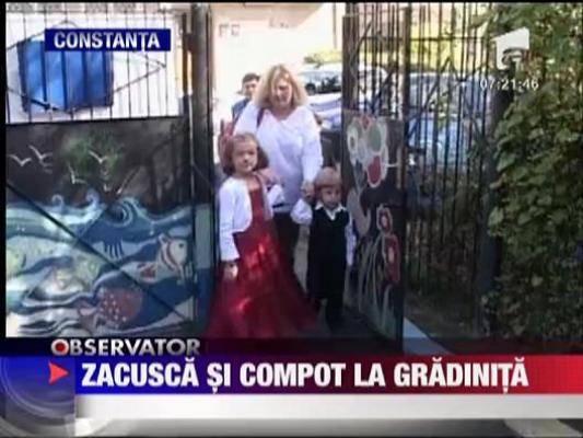 Zacusca si compot la gradinita