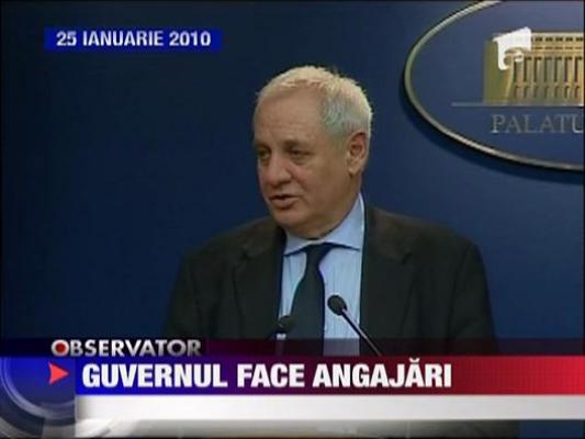 Guvernul face angajari