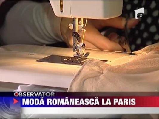 Moda romaneasca la Paris