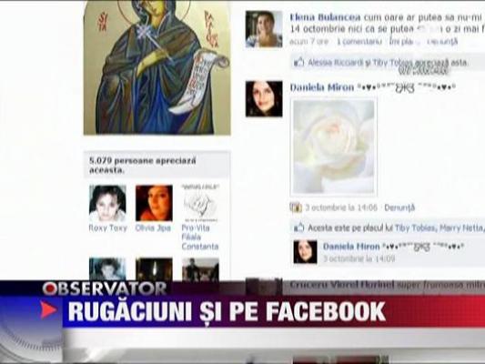 Rugaciuni si pe Facebook