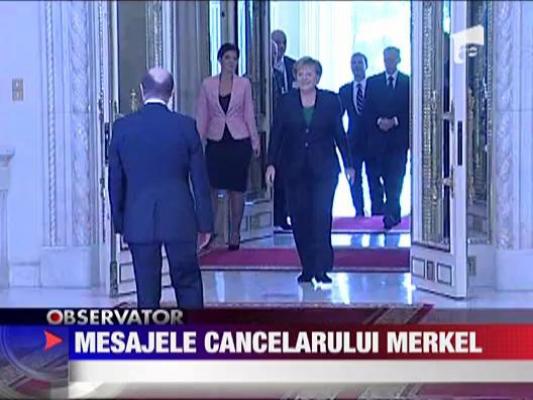 Mesajele cancelarului Merkel