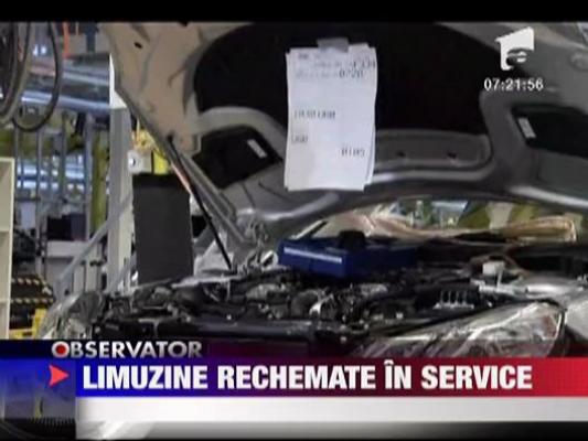 Limuzine rechemate in service